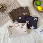 [66-90cm] 星or月柄 オールインワン - Image 3