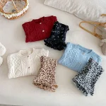 [73-120cm] アレアレオパードボア ボトムス - Image 10