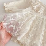 [66-90cm]レース プリンセス ロンパース - Image 9