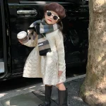 [90-140cm] デザイン 切替フレア ワンピース - Image 8