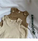 [80-130cm] レトロ シンプル サロペット - Image 8