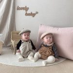 [66-90cm] INS映え ミニマリズム サロペット ロンパース - Image 6