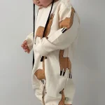 [66-100cm]アルパカ柄 オールインワン - Image 7