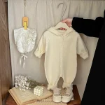 [66-100cm] ウサギフード付き オールインワン - Image 8