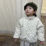 [80-150cm] 小花柄 アウター - Image 2