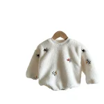 [1-18M] ローズ柄 ロンパース - Image 7