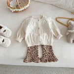 [73-120cm] アレアレオパードボア ボトムス - Image 7