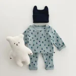 [80-130cm] クールネック 動物柄 ルームウェア