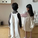 [80-150cm] ポケット付き サロペット or ワンピース - Image 6