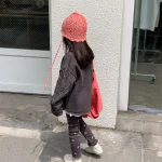 [80-130cm] リボン柄 レギンス - Image 24