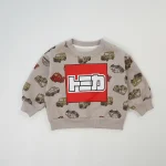 [80-130cm] 車プリント トレーナー - Image 8