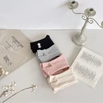 [73-110cm] リボンリブ パンツ