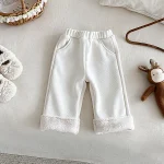 [73-110cm] コーデュロイボア ロングパンツ - Image 8