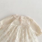 [66-90cm]レース プリンセス ロンパース - Image 3