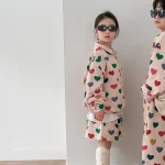 [90-150cm]ハート姉妹兄弟コーデ セットアップ - Image 13