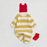 [66-90cm]ロンパース 裏起毛 英字プリント 可愛い ベビー服 - Image 2