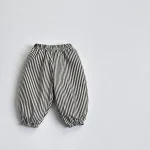 [80-130cm] ストライプ パンツ - Image 3