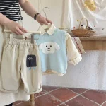 [80-120cm]カートゥーン カジュアル パンツ - Image 8