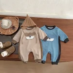 [66-100cm] カートゥーン 熊デザイン オールインワン - Image 3