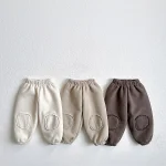 [73-100cm] 韓国風 ノーカラー ボトムス - Image 2