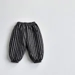 [80-130cm] ストライプ パンツ - Image 5