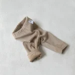 [66-90cm] シンプル ボア付き レギンス - Image 12