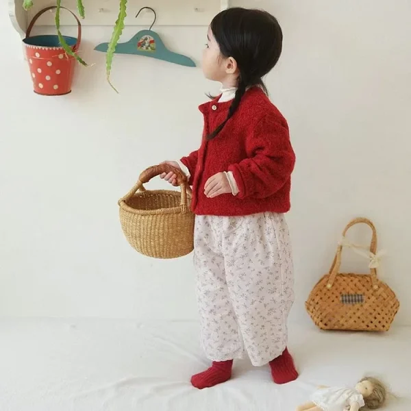 [73-100cm] ボアボア カーディガン