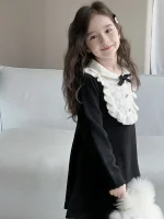 [90-150cm] ブラック ワンピース - Image 2