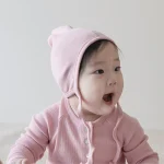 [66-90cm] 韓国風リブ オールインワン - Image 4