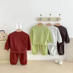 [80-130cm] 笑顔柄カジュアル セットアップ - Image 7