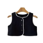 [73-100cm] 韓国風 シンプル ベスト - Image 5