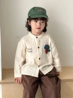 [80-150cm] キノコ シャツ - Image 11