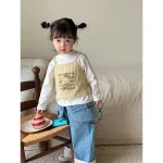 [90-140cm] 取り外し可能 スカート デニム パンツ - Image 6