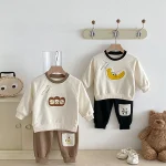 [73-110cm] バナナor 犬柄 セットアップ - Image 2