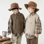 [80-150cm]ポケット付き ベスト - Image 5