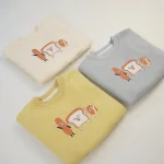 [80-130cm] パン カートゥーン トレーナー - Image 7