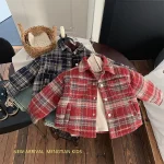 [90-140cm] ギンガム チェック ジャケット - Image 9