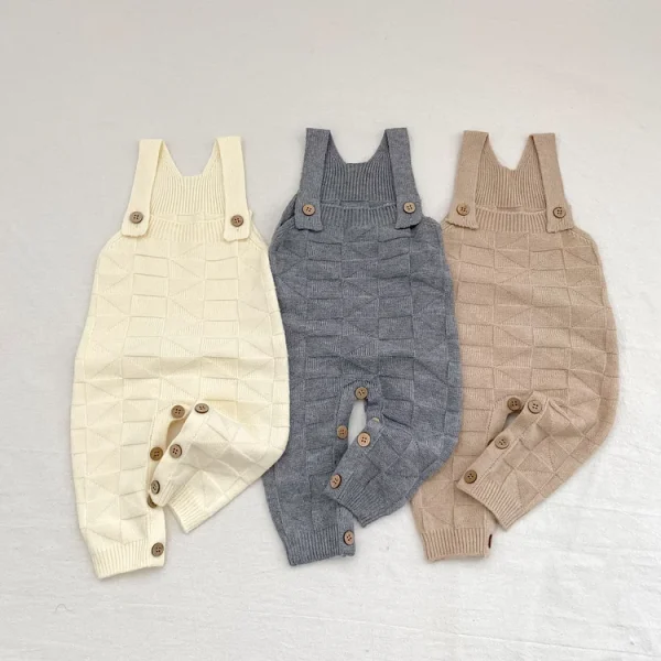 [66-90cm] シンプル サロペット