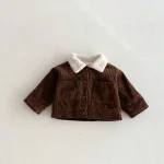 [73-110cm] コーデュロイボア アウター - Image 3