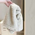 [80-130cm] フェイクムートン ボアコート - Image 5