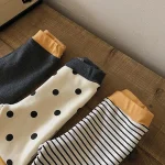 [73-110cm] ボーダーorドット パンツ - Image 4