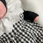 [66-90cm] シンプル トップス or チェック ロンパース - Image 12