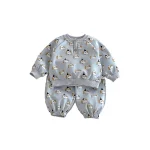 [73-110cm] 犬柄&数字柄 カジュアル 2点セット - Image 9