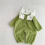 [66-100cm] スクエア襟 オールインワン - Image 6