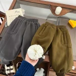 [73-110cm] ポケット付き パンツ - Image 5