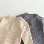 [66-100cm] シンプル クールネック オールインワン - Image 5