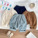 [80-120cm] シンプルコーデュロイ パンツ - Image 12