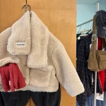 [80-130cm] スカーフ付き ボア アウター - Image 4