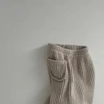 [73-100cm] ワッフル パンツ - Image 2