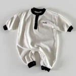 [66-90cm] ボーダー オールインワン - Image 9